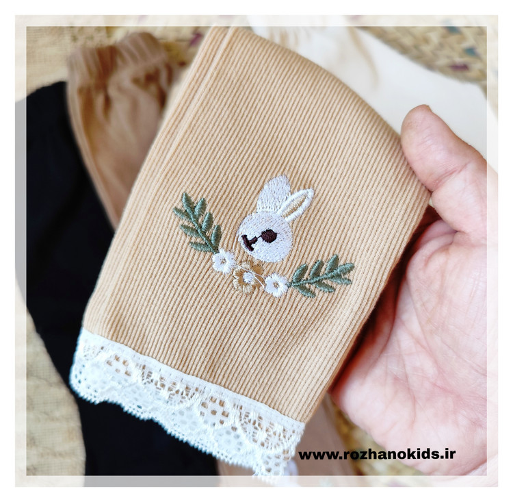 طرح روی کار گلدوزی شده